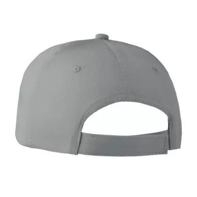 Czapka z daszkiem bawełniana 160 g/m² BASIE APOLLO - Szary (MO8834-07)