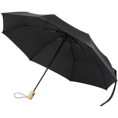 Renee – składany parasol 23 cale wyposażony w funkcję automatycznego otwierania i zamykania - Czarny (13015990)