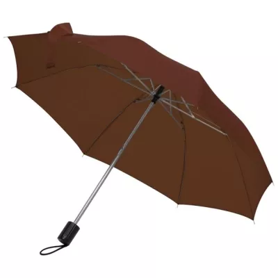 Parasol manualny Ø81 cm LILLE - brązowy (518801)