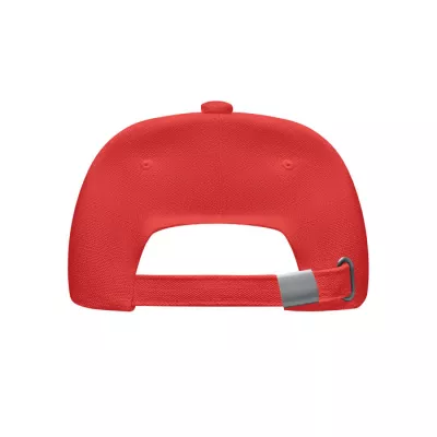 Czapka z daszkiem organiczna 250 g/m² BICCA CAP - Czerwony (MO6432-05)