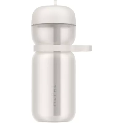 Mepal bidon o pojemności 600 ml z odchylaną pokrywką - Biały (10091301)