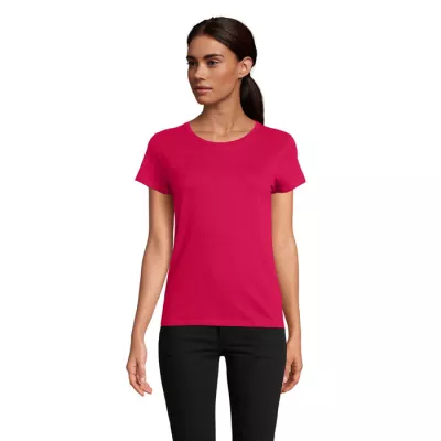 Koszulka organiczna 175 g/m² Sol's PIONEER WOMEN - Fuchsia (S03579-FU)