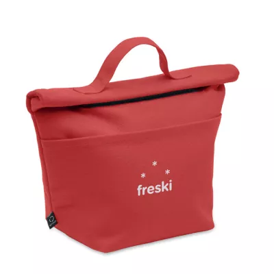 Torba termiczna na lunch z recyklingu RECOBA COLOUR - Czerwony (MO2551-05)
