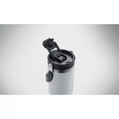 Kubek termiczny ze słomką ze stali 850 ml SUMA HAND - Bialy (MO2561-06)