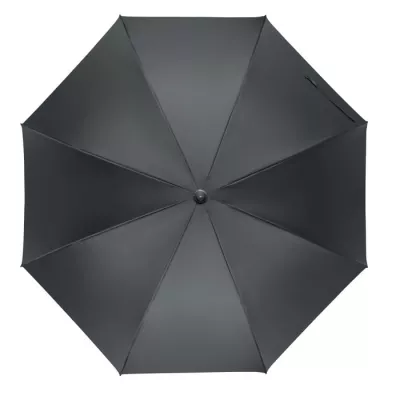 Parasol automatyczny 27" z drewnianą rączką RAYNA - Kamienny Szary (MO3220-15)