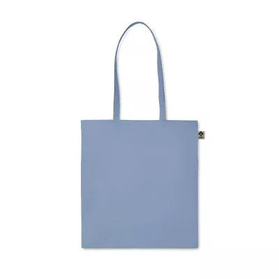 Torba z bawełny organicznej 140 g/m² ZIMDE COLOUR - Baby Blue (MO6189-66)