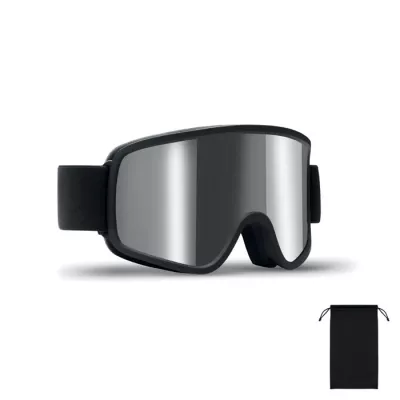 Gogle narciarskie UV400 lustrzane NISEKO - Srebrny Blyszczacy (MO3194-17)