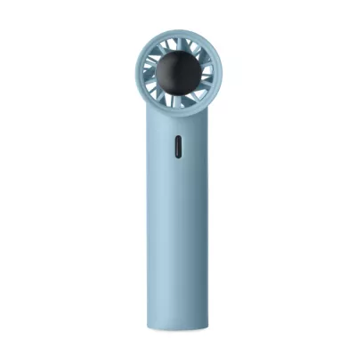 Mini wentylator ręczny z wyświetlaczem 2600 mAh GLACI - Baby Blue (MO2780-66)