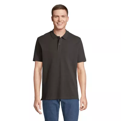 Koszulka polo organiczna 210 g/m² Sol's PEGASE - Szary Węglowy (S04242-GC)