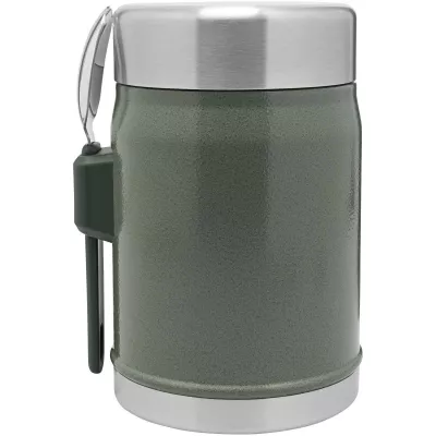 Słoik na żywność Stanley Legendary z łyżko-widelcem, o pojemności 400 ml - Leśny zielony (10088164)
