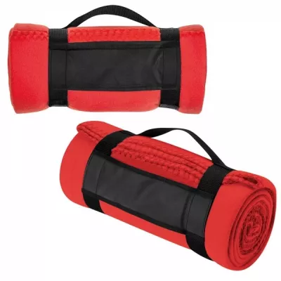 Koc z polaru NASHVILLE 170 g/m² - czerwony (690205)