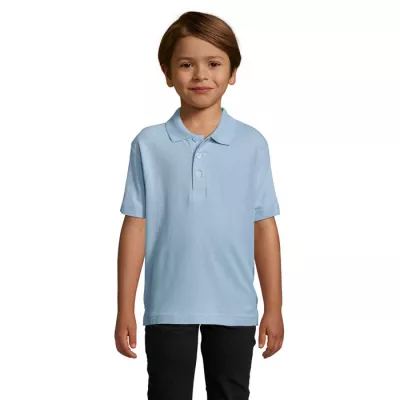 Polo dziecięce piqué 170 g/m² Sol's SUMMER II KIDS - Sky Blue Pique (S11344-SP)