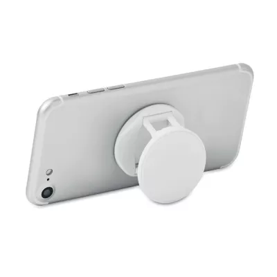 Uchwyt na telefon okrągły składany DOT - Bialy (MO9760-06)
