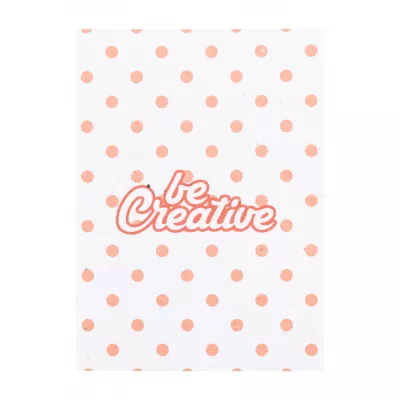 CreaNote A6 Seed niestandardowy notatnik z papieru nasiennego - biały (AP716880)