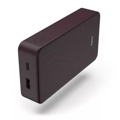 Power bank 20000 mAh Hama Power Pack - burgund (VH024-12)