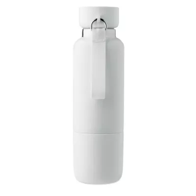 Butelka termiczna stalowa z kubkiem 500 ml NOEKA - Bialy (MO2716-06)