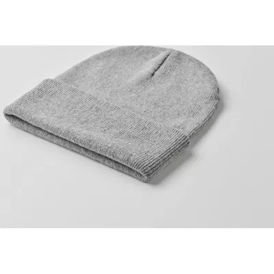 Czapka zimowa unisex z mankietem BEANIX - Szary (MO2705-07)