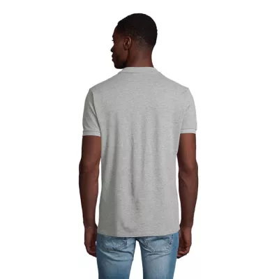 Polo męskie organiczne 170 g/m² Sol's PLANET MEN - Szary Melanż 2 (S03566-GY)