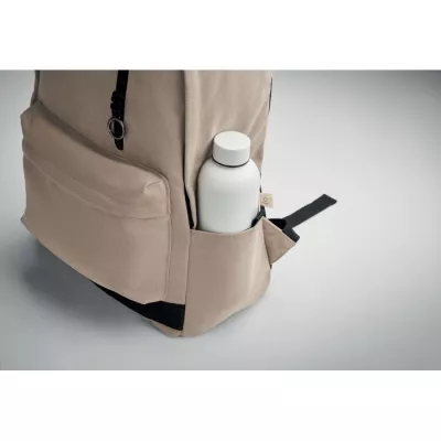 Plecak na laptop 15" z recyklingu 450 g/m² LEIRUR - Sznur (MO2391-65)