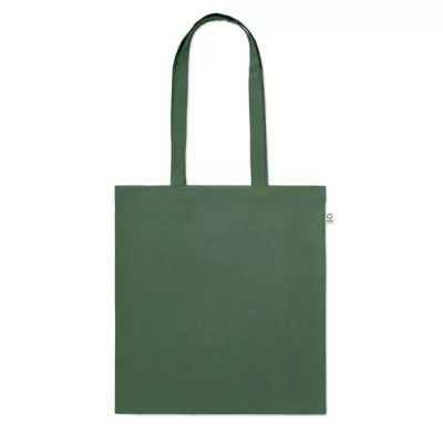 Torba z bawełny z recyklingu 140 g/m² VIVEKA COLOUR - Ciemnozielony (MO2302-60)