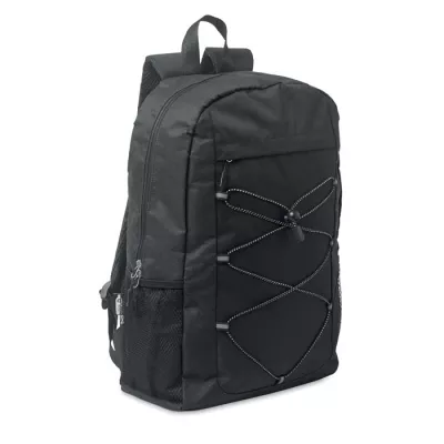 Plecak RPET 600D ze sznurkiem HIGE - Czarny (MO2491-03)