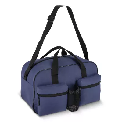 Torba sportowo-podróżna R-PET 600D 46 x 21 x 27,5 cm 25 l - ciemnoniebieski (LT95367-N0010)