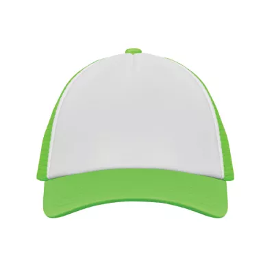 Czapka trucker 5-panelowa 150 g/m² BUBBLE - Fluorescencyjny Zielony (MO2269-68)