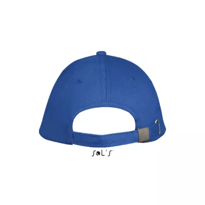 Czapka z daszkiem 5-panelowa 260 g/m² Sol's LONG BEACH - Królewski Niebieski/biały (S00594-RW)