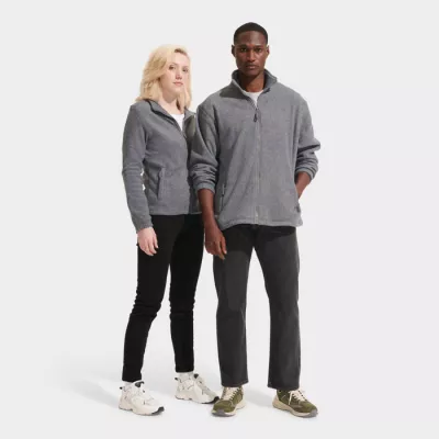 Polar damski rozpinany 300 g/m² Sol's NORTH WOMEN - Szary Melanż (S54500-GM)