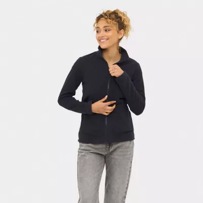 Bluza polarowa damska 220 g/m² Sol's NORMAN WOMEN - Szarość Węgla Drzewnego (S02094-CR)