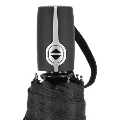 Taman Pongee 21" Wiatroodporny parasol Automatycznie otwierany i zamykany - czarny (LT97117-N0002)