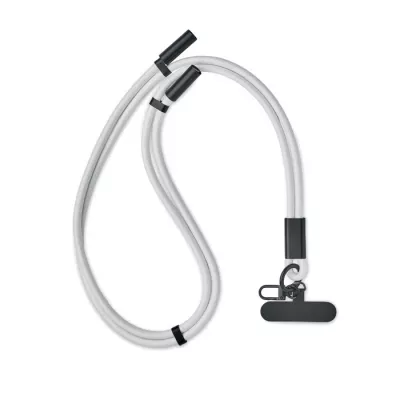 Smycz do telefonu z kablem 60W USB-C COCHARGE - Bialy (MO2618-06)