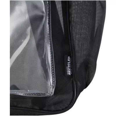 Mesh plecak z recyklingu z certyfikatem GRS o pojemności 18 l - Czarny (13013790)