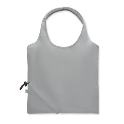 Torba składana z recyklingu 140 g/m² CARRIE COLOUR - Szary (MO2487-07)