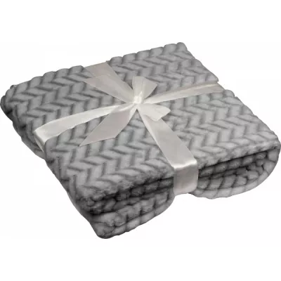 Duży koc 120x180cm 280 g/m² DAMIANO - szary (6436107)