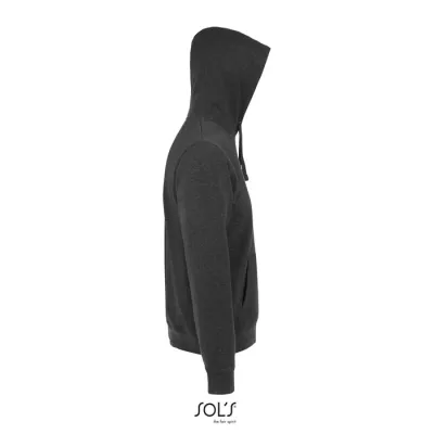 Bluza męska z kapturem 280 g/m² Sol's SPENCER - Charcoal Melange (S02991-CE)