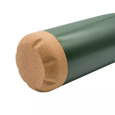 Butelka reklamowa próżniowa z korkowym spodem Jowi 500 ml - ciemny zielony (R08445.51)