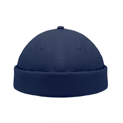 Czapka docker ze szczotkowanej bawełny 260 g/m² DOCK - Niebieski (MO2923-04)