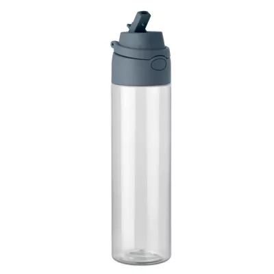 Butelka z RPET ze słomką 2 w 1 700 ml TOIEN KLAR - Petrol (MO2990-20)