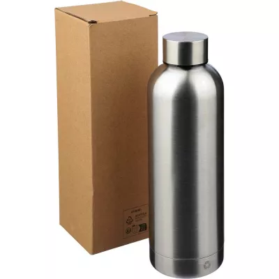 Butelka termiczna 500 ml ze stali nierdzewnej z recyklingu - srebrny (V1177-32)