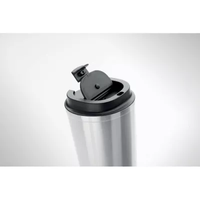 Kubek termiczny ze stali 350 ml BRACE - Srebrny Mat (MO6276-16)