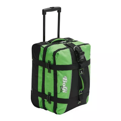 Torba podróżna na kółkach BoGi S - czarny, zielony (56-2250726)