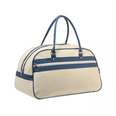 Torba sportowa z PU 21,5 l NOSTALGIC - Bezowy (MO2987-13)