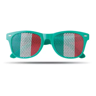 Okulary przeciwsłoneczne kibica FLAG FUN - Zielony (MO9275-09)