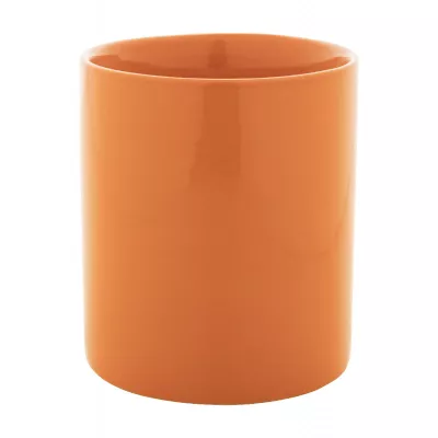Kolomu kolorowy ceramiczny kubek - pomarańcz (AP800117-03)