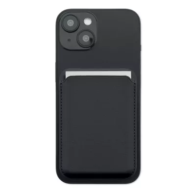 Etui magnetyczne na 3 karty z podstawką KARTA STAND - Czarny (MO2983-03)