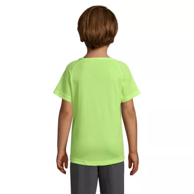 Koszulka sportowa dziecięca 140 g/m² Sol's SPORTY KIDS - Neon Yellow (S01166-NE)