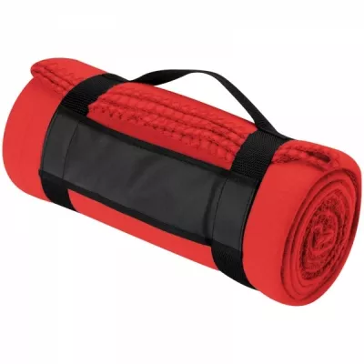 Koc z polaru NASHVILLE 170 g/m² - czerwony (690205)