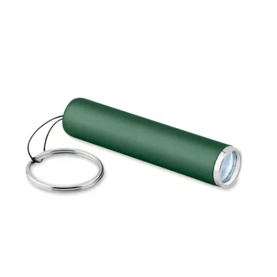 Brelok z latarką LED i podświetleniem SANLIGHT - Ciemnozielony (MO9469-60)