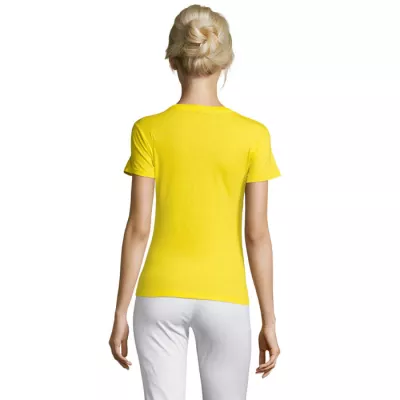 Koszulka damska dopasowana 150 g/m² Sol's REGENT WOMEN - Lemon (S01825-LE)